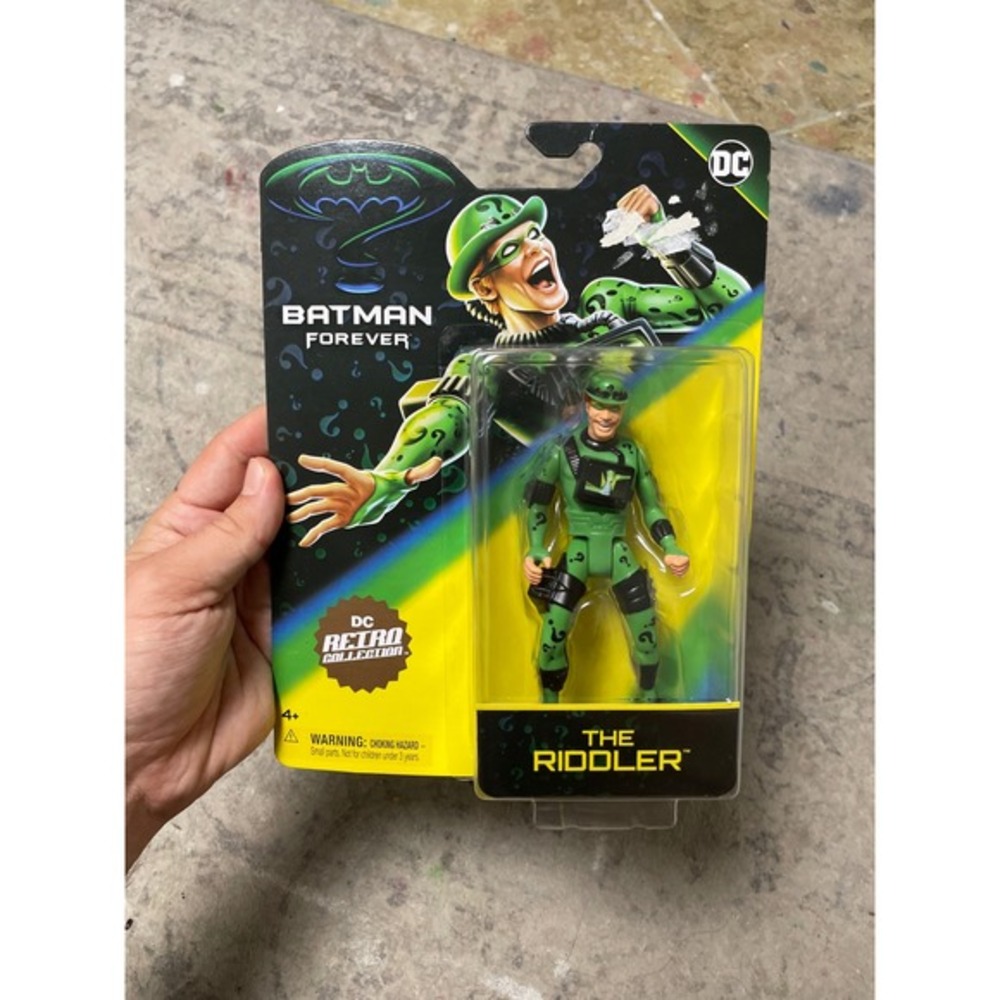 DC Retro Batman Forever The Riddler Action Figure Spin Master‎ NEW